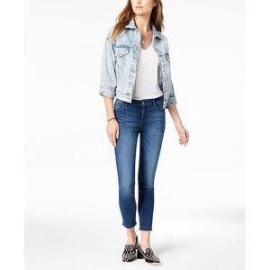 || NO STOCK M1858 Women's Kristen Cropped Skinny Jeans Blue Size -size- Size
